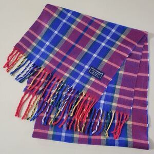 Super Cashmore Plaid Acrylic Tartan Oblong Scarf